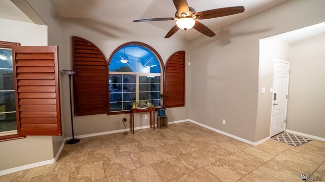 11681 E 36th St, Yuma, AZ 85367 - empty room with a ceiling fan and baseboards