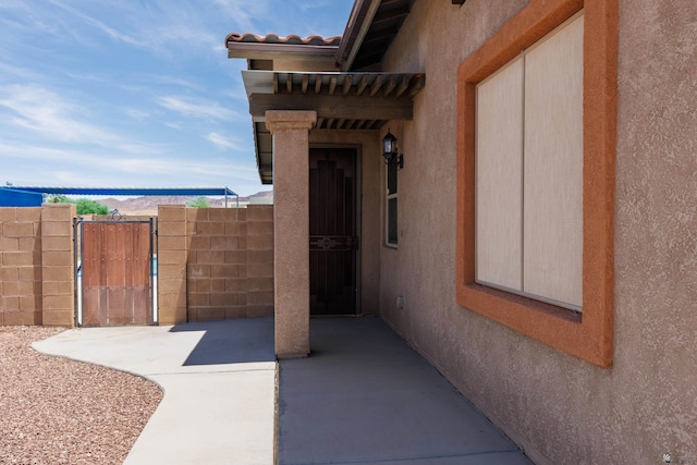 12839 S Drucilla Ln, Yuma, AZ 85367 - view of patio with a gate