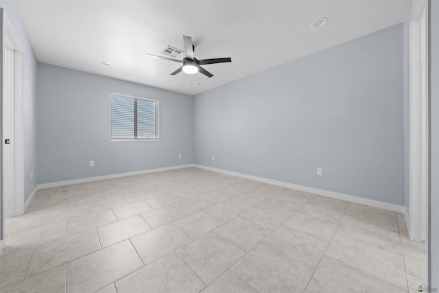10858 E 45th Ln, Yuma, AZ 85367 - unfurnished room with ceiling fan and baseboards