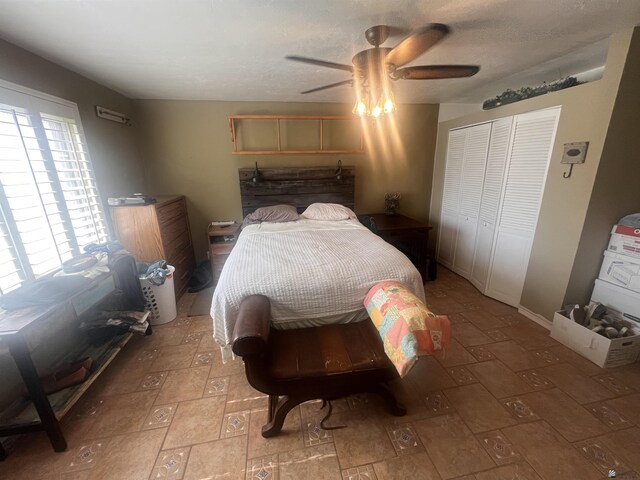 1911 S 11th Ave, Yuma, AZ 85364 - bedroom featuring a closet and a ceiling fan