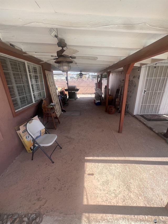 1911 S 11th Ave, Yuma, AZ 85364 - view of patio / terrace with ceiling fan