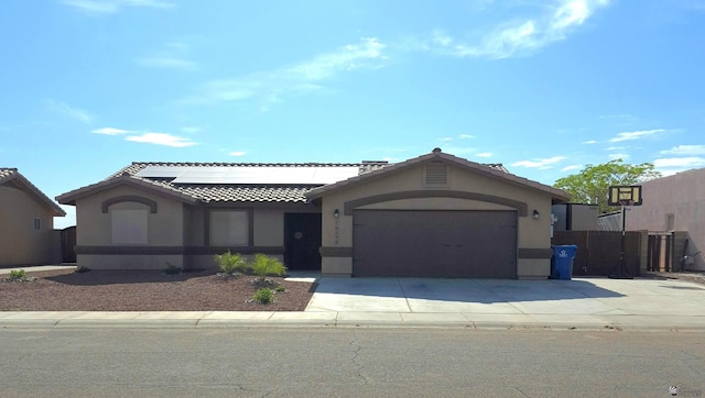 10178 S Cony Ave, Yuma, AZ 85367 - ranch-style home featuring driveway, stucco siding, a garage, and a tile roof