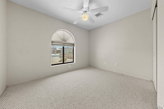11212 E 37th Ln, Yuma, AZ 85367 - carpeted empty room with ceiling fan