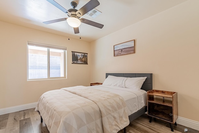 10237 S Monsoon Ave, Yuma, AZ 85365 - bedroom featuring wood finished floors and ceiling fan