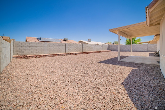 11250 E 25th Pl, Yuma, AZ 85367 - fenced backyard featuring a patio area