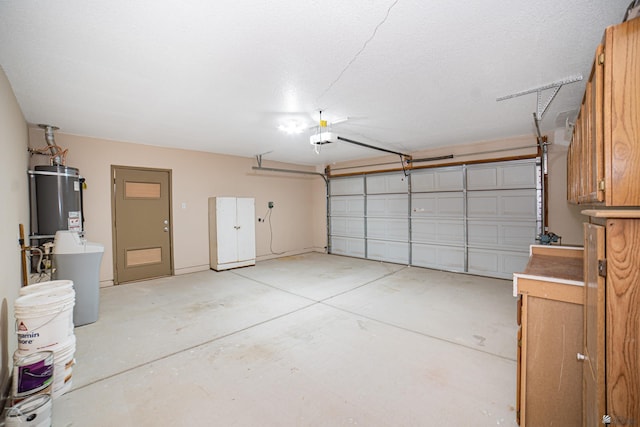11250 E 25th Pl, Yuma, AZ 85367 - garage with secured water heater and a garage door opener