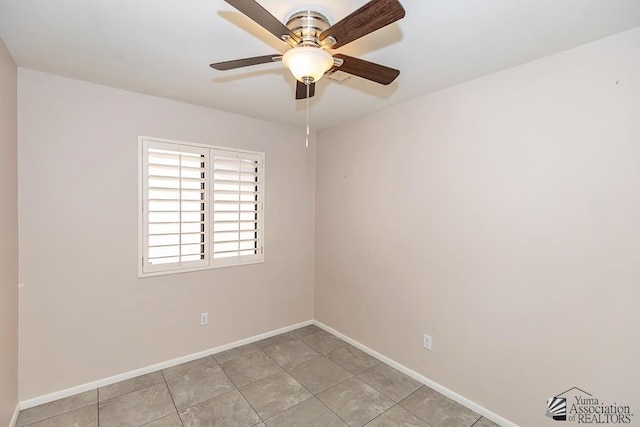 1508 W 14th St, Yuma, AZ 85364 - empty room with baseboards and a ceiling fan