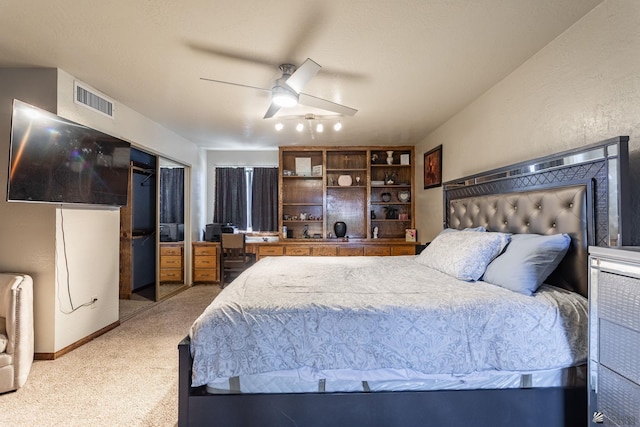 10538 S Del Vista Dr, Yuma, AZ 85367 - carpeted bedroom featuring a closet and a ceiling fan