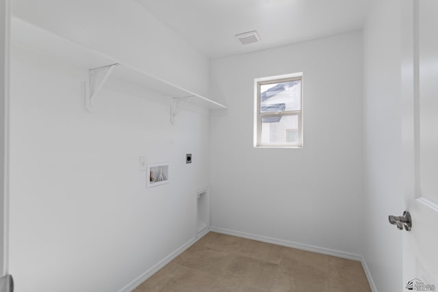 10752 E 45th Pl, Yuma, AZ 85367 - washroom featuring hookup for a washing machine and electric dryer hookup