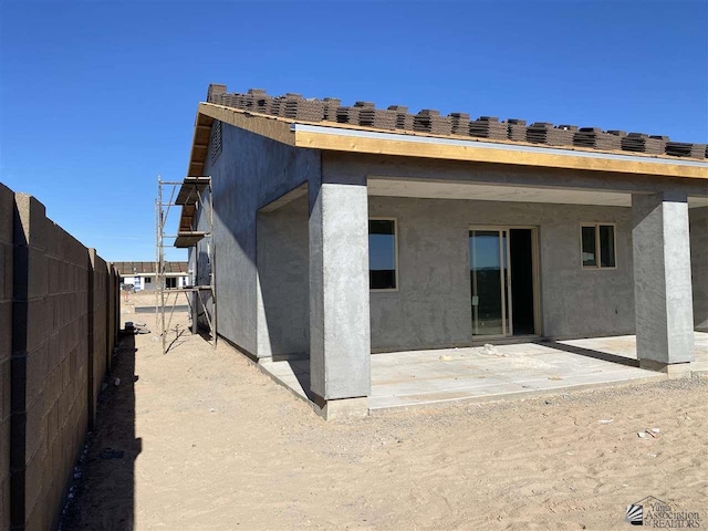 12649 W 51st Pl, Yuma, AZ 85367 - rear view of house with a patio area and stucco siding