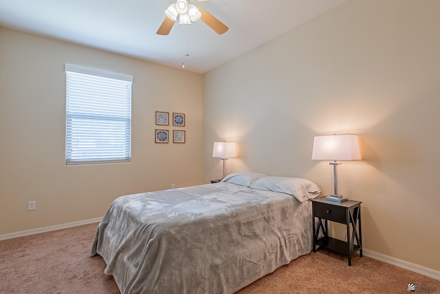 6533 E 35th Pl, Yuma, AZ 85365 - carpeted bedroom featuring baseboards and a ceiling fan