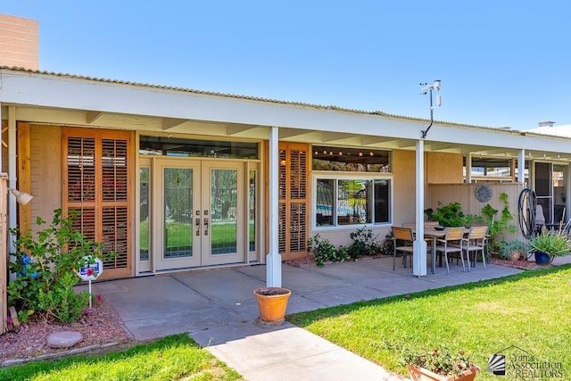500 E Country Club Dr # 14, Yuma, AZ 85365 - back of house with a patio and french doors