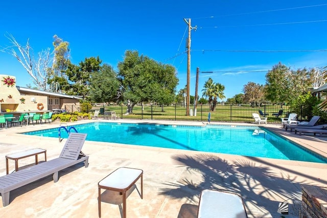 500 E Country Club Dr # 14, Yuma, AZ 85365 - view of pool featuring a patio, fence, and a fenced in pool