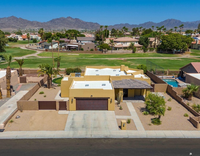 10369 S Fairway Loop, Yuma, AZ 85367 - aerial perspective of suburban area with a mountainous background