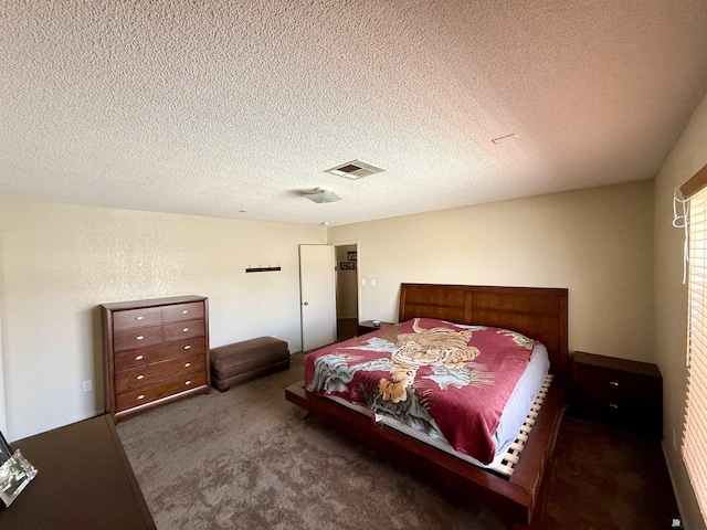 6347 E 44th Pl, Yuma, AZ 85365 - carpeted bedroom with a textured ceiling