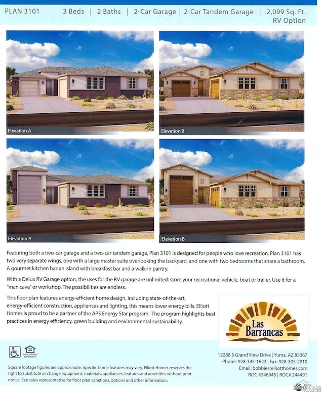 12310 S Aloa Ln, Yuma, AZ 85367 - view of a document with multiple images