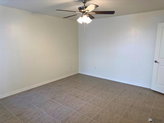 3751 E Santa Palmira St, San Luis, AZ 85336 - spare room with baseboards and a ceiling fan