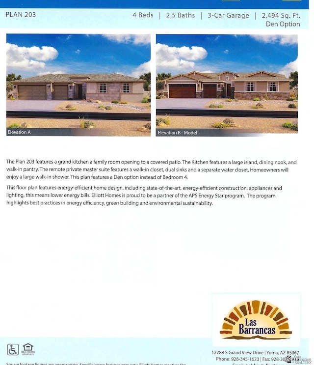 12337 S Grandview Dr, Yuma, AZ 85367 - view of a document with a collage of images
