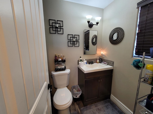 2193 S 40th Dr, Yuma, AZ 85364 - bathroom featuring vanity and wood finished floors