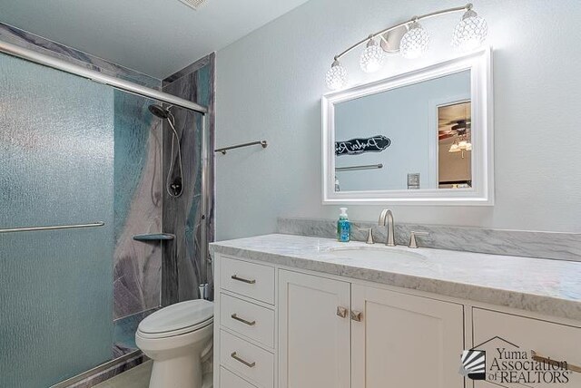 6324 E 45th Ln, Yuma, AZ 85365 - full bath with vanity and a shower stall