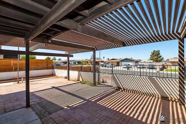 1344 W 13th St, Yuma, AZ 85364 - view of patio / terrace with a residential view