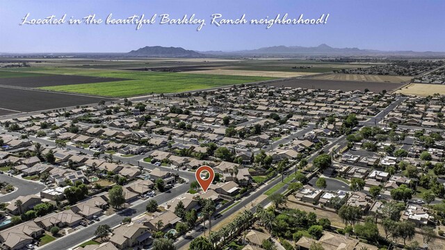 2967 S 47th Ave, Yuma, AZ 85364 - aerial overview of property's location featuring mountains and nearby suburban area
