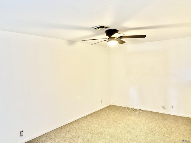 1805 S Dora Ave, Yuma, AZ 85364 - spare room featuring a ceiling fan and light colored carpet