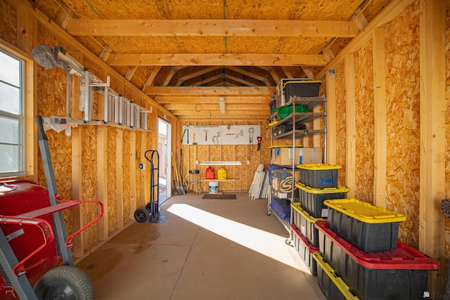 view of storage room