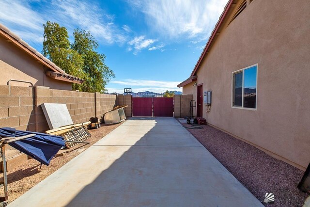 10120 S Galaxy Ave, Yuma, AZ 85367 - view of patio / terrace featuring fence and a gate