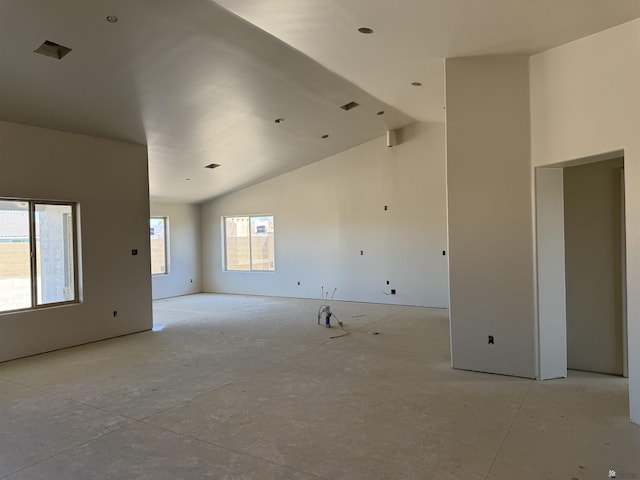 12684 S 50th Dr, Yuma, AZ 85367 - spare room featuring visible vents and vaulted ceiling