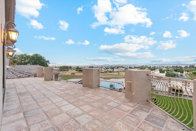 10595 S Las Colinas Ln, Yuma, AZ 85367 - view of patio / terrace with a balcony