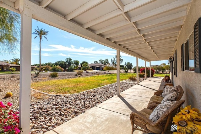 view of patio