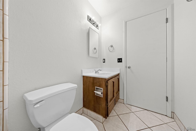 2155 S 14th Ave # 36, Yuma, AZ 85364 - bathroom featuring toilet, vanity, and tile patterned floors