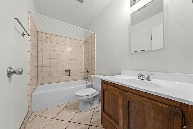 2155 S 14th Ave # 36, Yuma, AZ 85364 - full bathroom with tile patterned flooring, shower / tub combination, toilet, and vanity