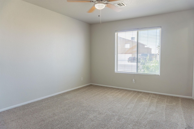 6351 E 41st St, Yuma, AZ 85365 - carpeted spare room with a ceiling fan and baseboards