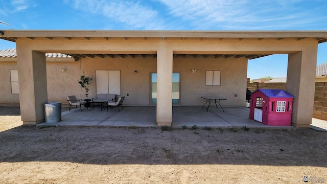 11569 Sonora St, Wellton, AZ 85356 - back of house with a patio area and stucco siding