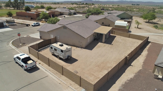 11569 Sonora St, Wellton, AZ 85356 - aerial perspective of suburban area featuring a mountainous background