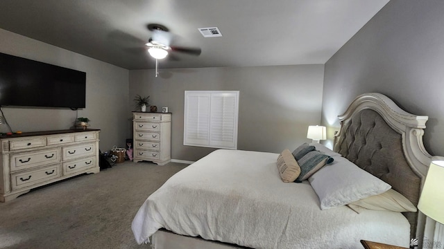 11569 Sonora St, Wellton, AZ 85356 - carpeted bedroom featuring ceiling fan and baseboards