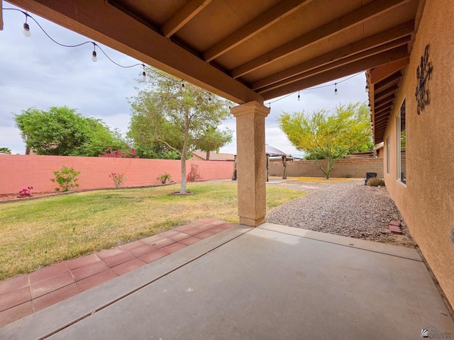 10791 S Sonora St, Yuma, AZ 85367 - view of patio / terrace with a fenced backyard