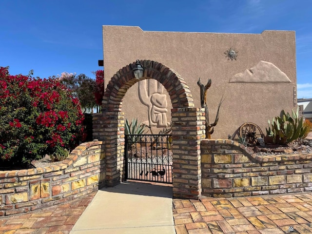 14818 E 52nd St, Yuma, AZ 85367 - community / neighborhood sign with a gate