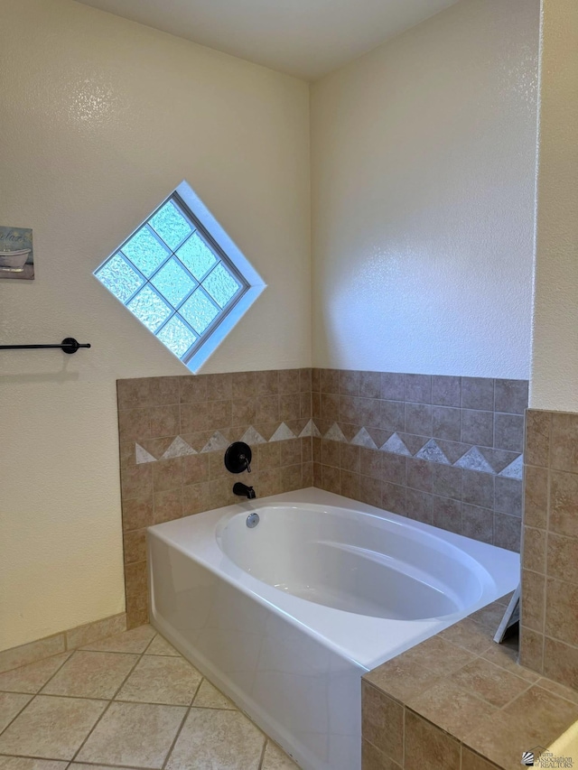 14818 E 52nd St, Yuma, AZ 85367 - bathroom with tile patterned floors and a bath