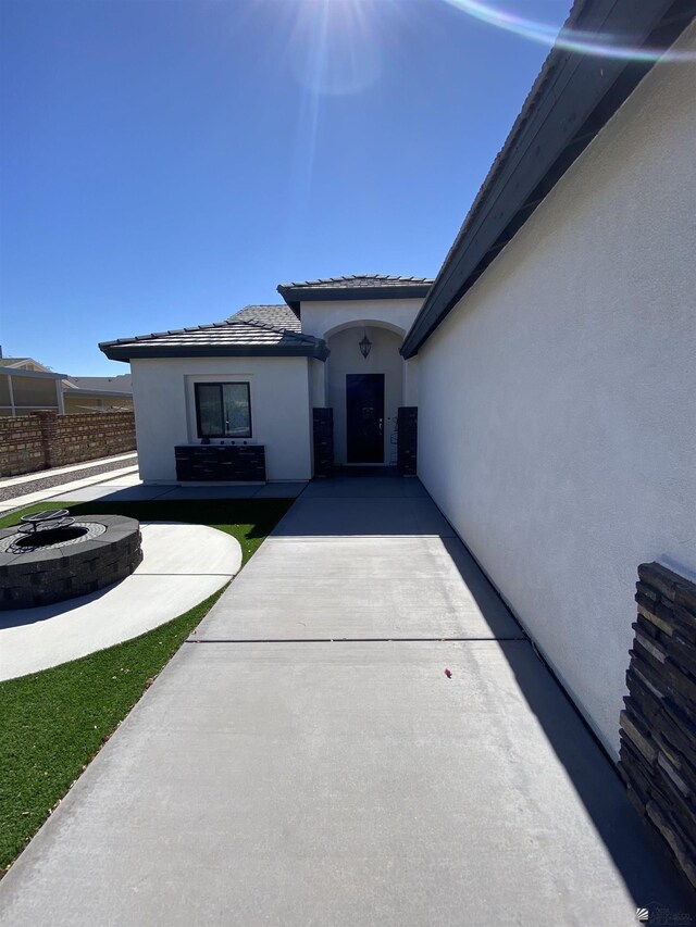 14673 E 52nd St, Yuma, AZ 85367 - entrance to property featuring stucco siding