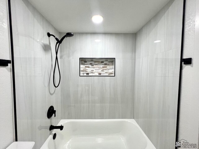 2461 S 17th Ave, Yuma, AZ 85364 - bathroom featuring shower / tub combination and toilet