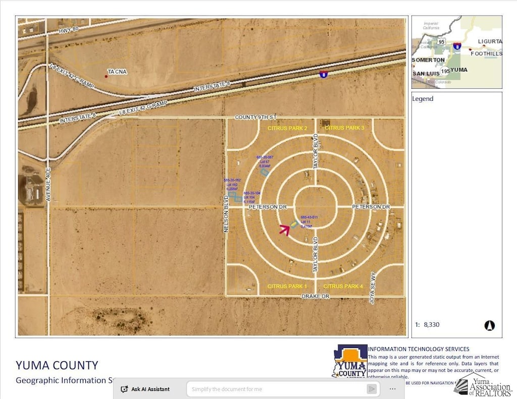 0000 SW Center Cir, Tacna, AZ 85352