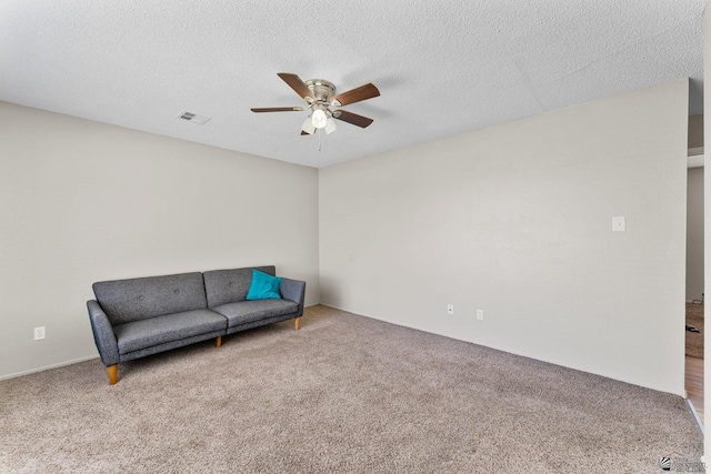 2213 W Pueblo St, Yuma, AZ 85364 - unfurnished room with a ceiling fan, carpet, and a textured ceiling