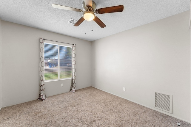 2213 W Pueblo St, Yuma, AZ 85364 - carpeted spare room with ceiling fan and a textured ceiling