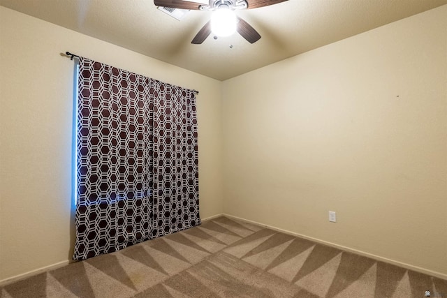 7959 E 43rd Pl, Yuma, AZ 85365 - unfurnished room featuring baseboards, carpet, and ceiling fan