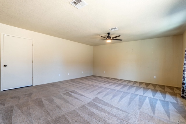 7959 E 43rd Pl, Yuma, AZ 85365 - empty room with carpet flooring, ceiling fan, and visible vents