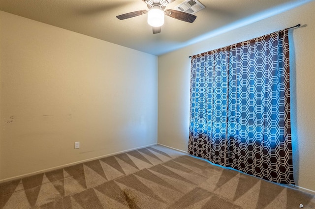 7959 E 43rd Pl, Yuma, AZ 85365 - carpeted spare room with ceiling fan and visible vents