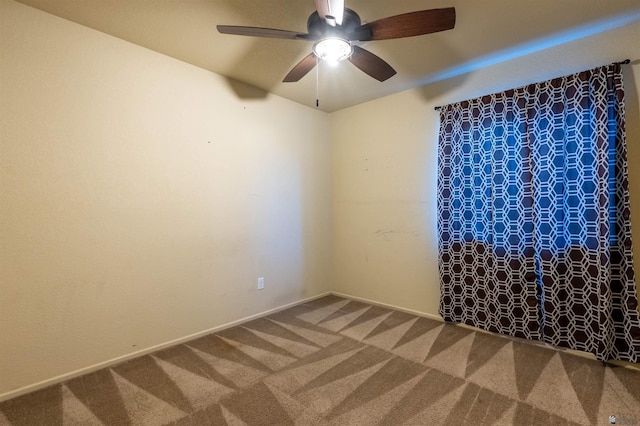 7959 E 43rd Pl, Yuma, AZ 85365 - carpeted empty room with a ceiling fan and baseboards